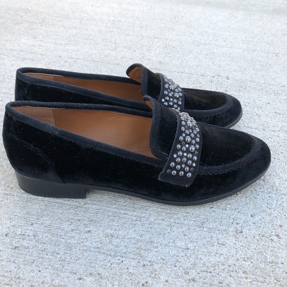 Brand new! Franco Sarto black velvet loafers, 7.5 - Picture 3 of 4